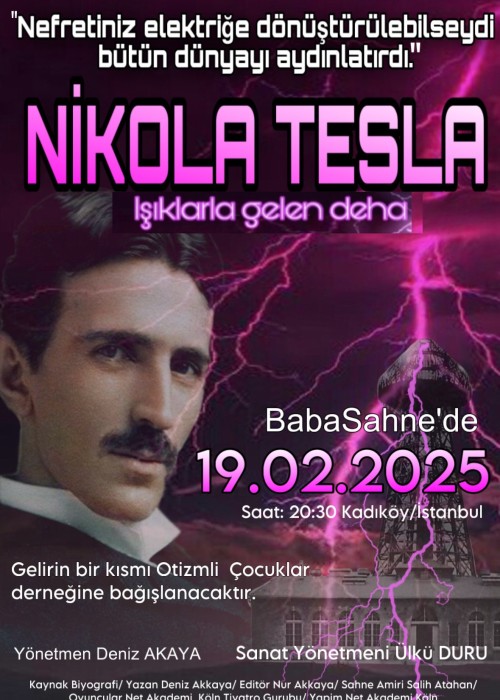 IŞIKLARLA GELEN DEHA NİKOLA TESLA, IŞIKLARLA GELEN DEHA NİKOLA TESLA